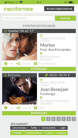 Inscribirme Screenshot 1