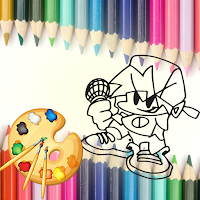 Friday Funkin Coloring Book