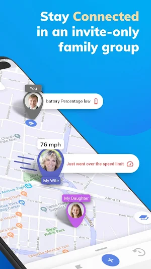 Connected - Family Locator - GPS Tracker Screenshot 1
