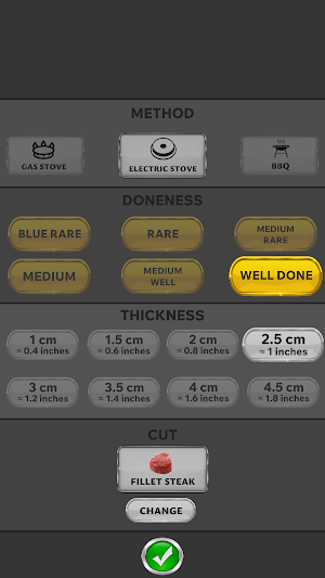 Steak Timer Screenshot 1