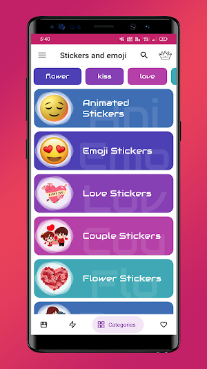 WASticker - Stickers and emoji Screenshot 1
