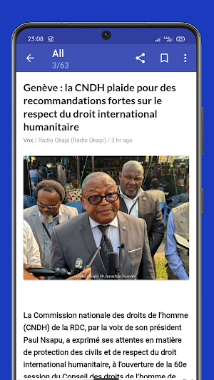 Congo Actualités - DRC News Screenshot 2