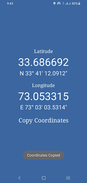 Easy Coordinates Screenshot 2
