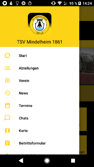 TSV Mindelheim 1861 e.V. Screenshot 1