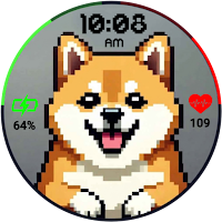 Pixel Shiba Face