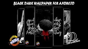 Black Dark Wallpaper 2022 Screenshot 1
