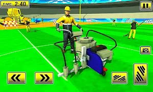 Football Stadium Builder: New 3D Construction Game Screenshot 2