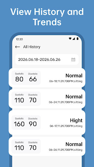 BP Health Log Screenshot 3