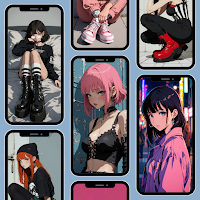 Anime Waifu Art Wallpaper 4K