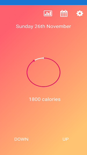Simple Tap Calorie Counter Screenshot 2