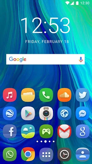 Launcher Theme for Oppo A9 (2020) Screenshot 1