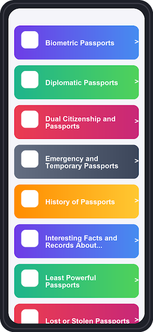 Passport Trivia Quiz Screenshot 0