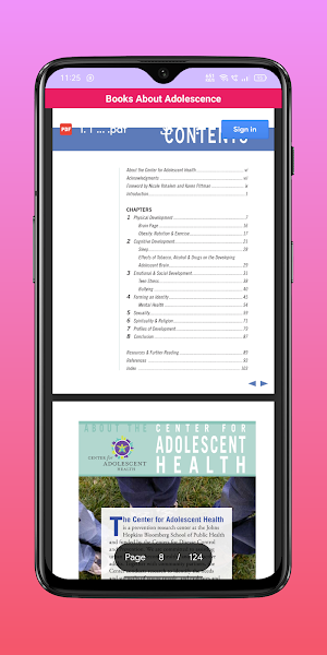 Books about Adolescence PDF Screenshot 2