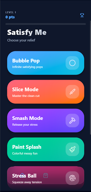 Relax and Satisfy - AntiStress Screenshot 0
