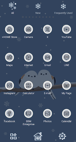 Charming Snow Fairies Theme Screenshot 2