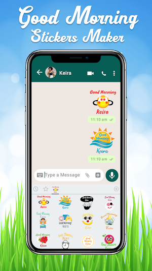 Good Morning Stickers Maker Screenshot 3