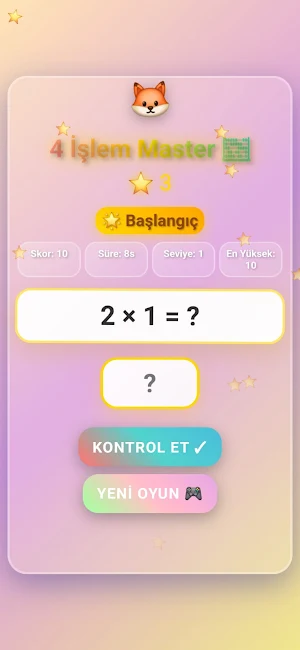 Dört İşlem Master Screenshot 3