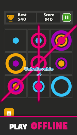 Match 3 Color Rings Puzzle Screenshot 1