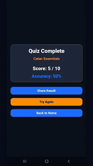 STS Gaming Quiz Screenshot 2