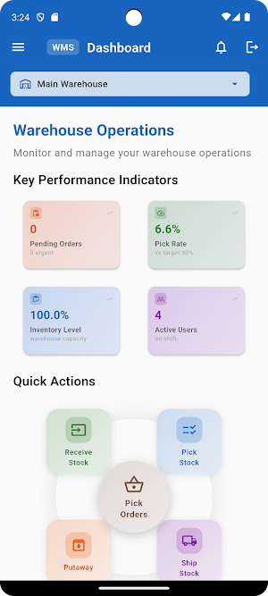 InfoSight Go WMS Screenshot 1