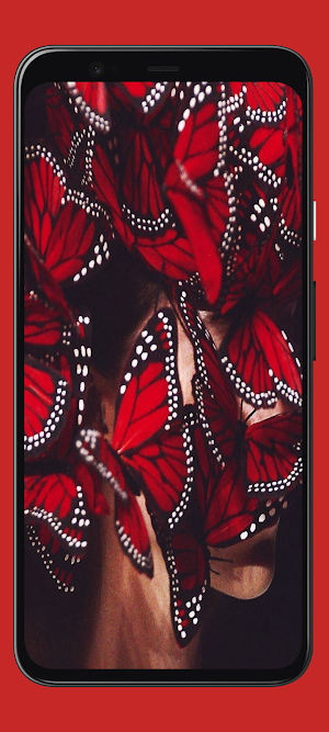 red wallpaper for design Screenshot 0