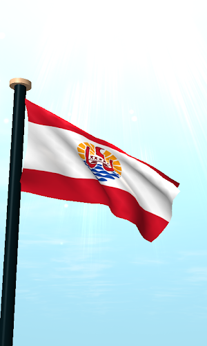 French Polynesia Flag 3D Screenshot 1