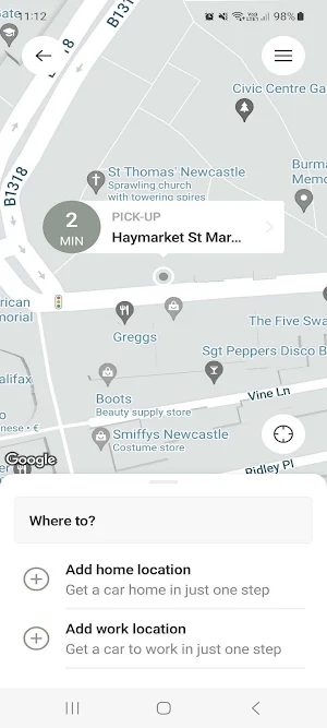 Grosvenor Cars Screenshot 1