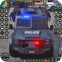 Cop Car Simulator Game 2024