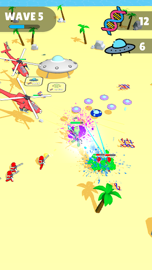 Army VS Alien 3D: UFO Fight Screenshot 1