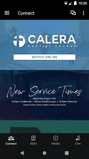 Calera Baptist Church Screenshot 0