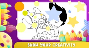 Blue koala coloring Screenshot 0