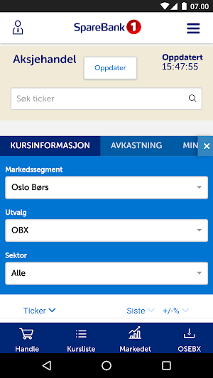 Aksjehandel Screenshot 0