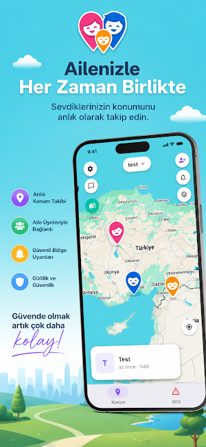 Aile360: Aile Konum Takip Screenshot 0