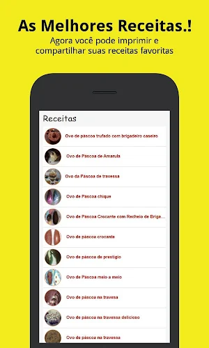 Receitas de ovos de páscoa Screenshot 2