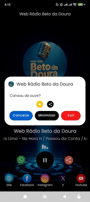 Web Rádio Beto da Doura Screenshot 3