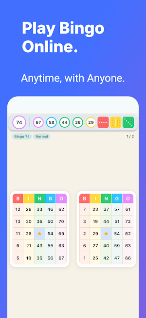 Bingo Online App Screenshot 0