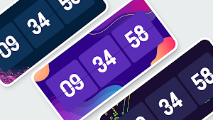 Fliqlo - flip clock, zen clock Screenshot 3