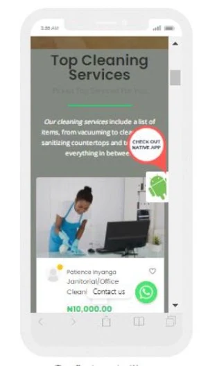 Limpeza Services Nigeria Screenshot 1