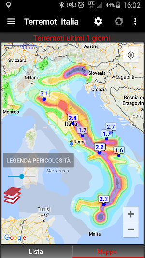 Terremoti Italia screenshot 4