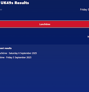 UK49s results-Lotto results Screenshot 3