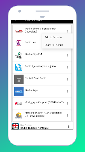 Radio Georgia FM: Radio Online Screenshot 2