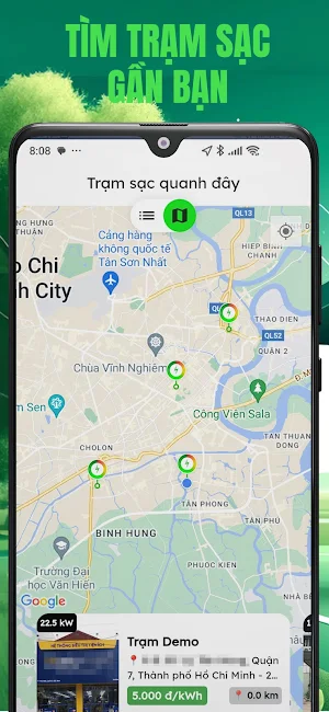 Trạm Điện Xanh Screenshot 1