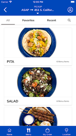 Kali Greek Kitchen Screenshot 1