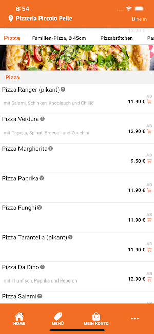 Pizzeria Piccolo Pelle Screenshot 2