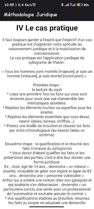Méthodologie Juridique Screenshot 0