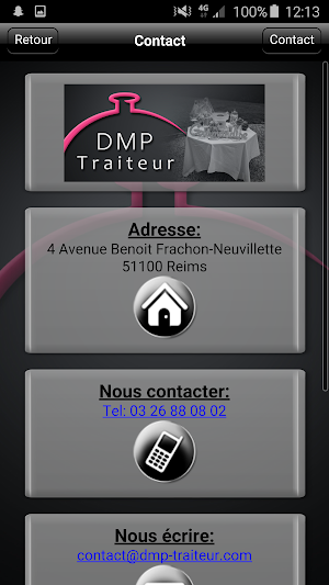 DMP Traiteur Screenshot 2
