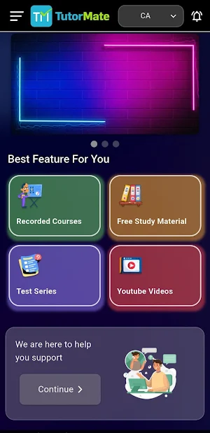 TutorMate CBSE Learning Guide Screenshot 1