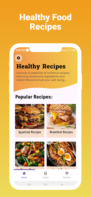 Healthy Food Recipes :EpicFood Screenshot 1