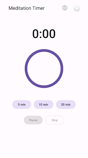 Simple Meditation Timer Screenshot 0