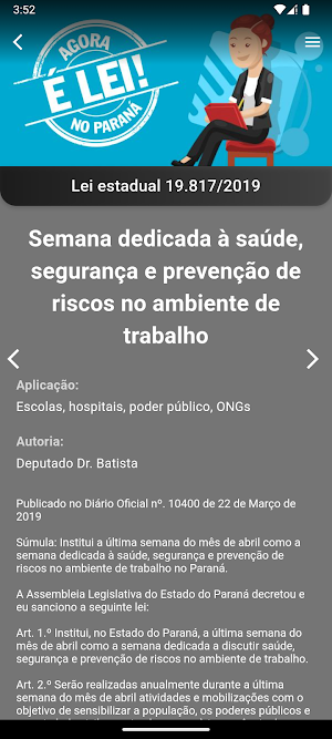 Agora é Lei no Paraná Screenshot 1